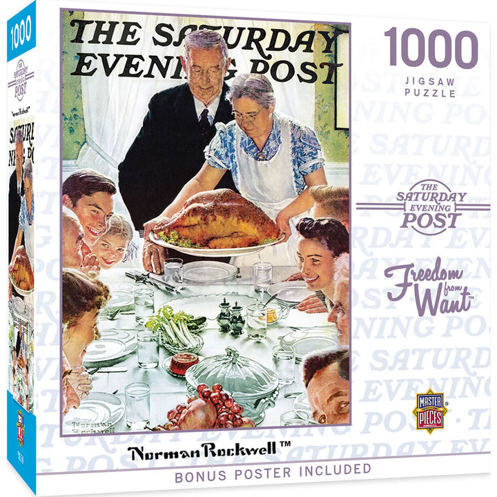 Freedom From Want 1000 Piece Puzzle