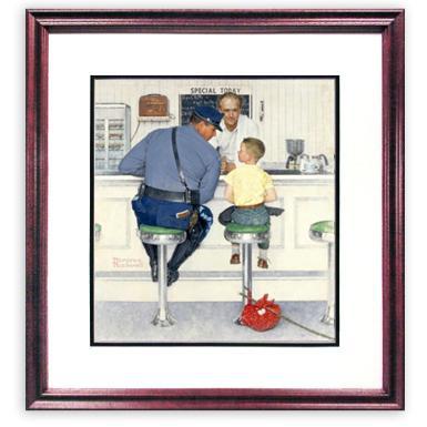The Runaway - Framed Offset Print - 17x18 – Norman Rockwell Museum