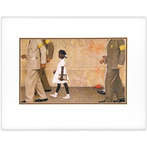 The Problem We All Live With - Matted Offset Print - 11x14