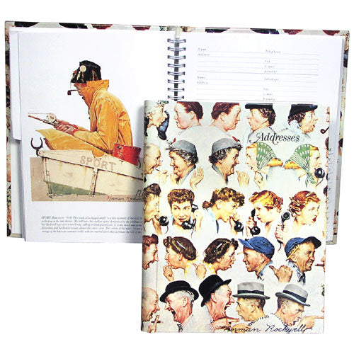 Norman Rockwell The Gossips Address Book from Norman Rockwell