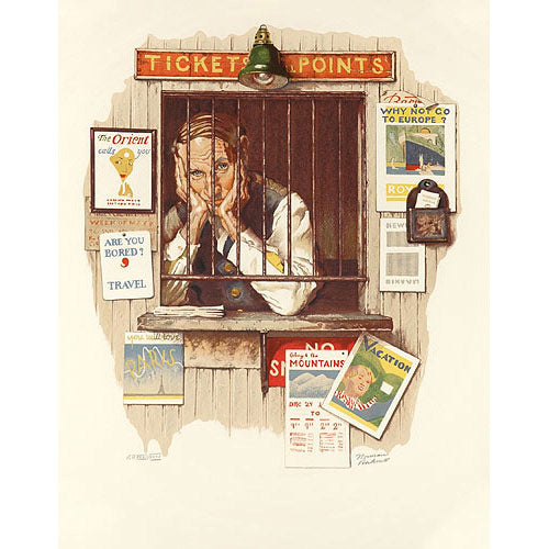 Ticket Seller 27x21 Artist Proof