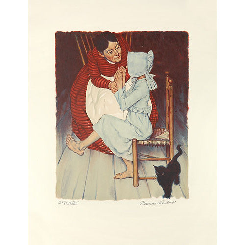 Huck Finn, Threading the Needle 26x20 Artist Proof