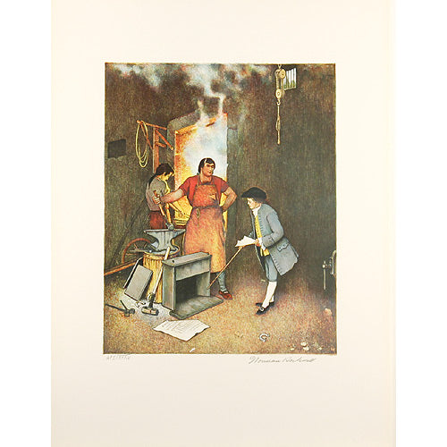Poor Richard's Almanac, Blacksmith Shop 26x20 Artist Proof