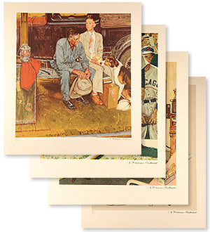 Norman Rockwell Encore Signed Limited Edition Print Portfolio from