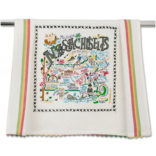 Massachusetts Dish Towel