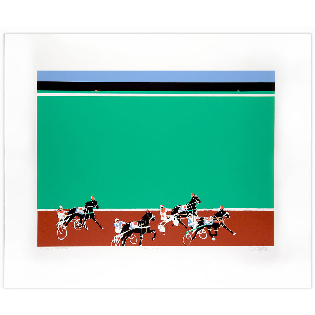 Robert Cunningham: Trotters Signed Artist Proof