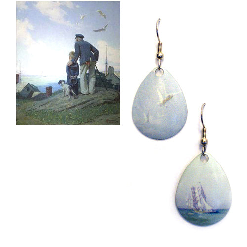 Norman Rockwell Outward Bound Earrings