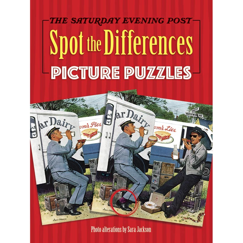 Norman Rockwell Saturday Evening Post Spot the Differences Picture