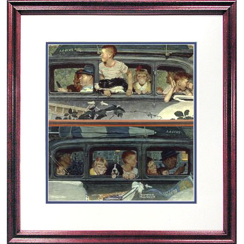 Going and Coming 17 x 18 Framed Offset Print