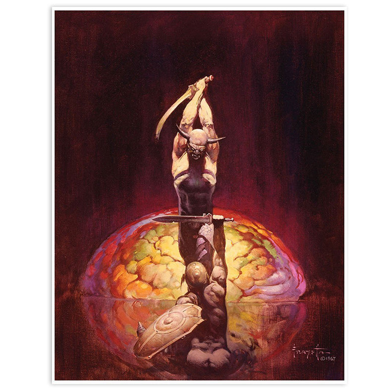 The Brain Print by Frank Frazetta