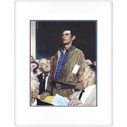 Freedom of Speech 11" x 14" Matted Print