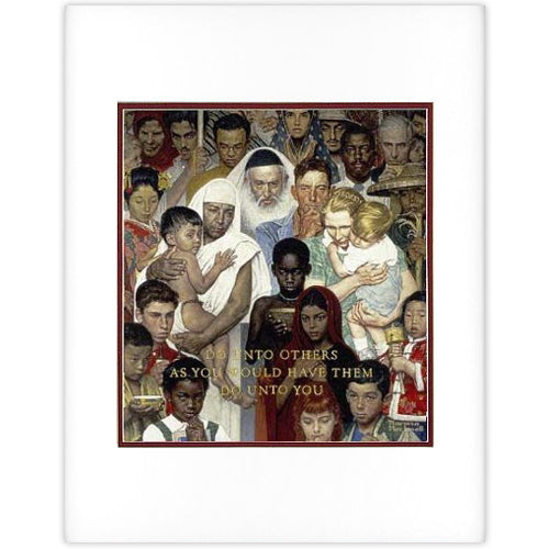 14X18 Golden Rule Matted Print