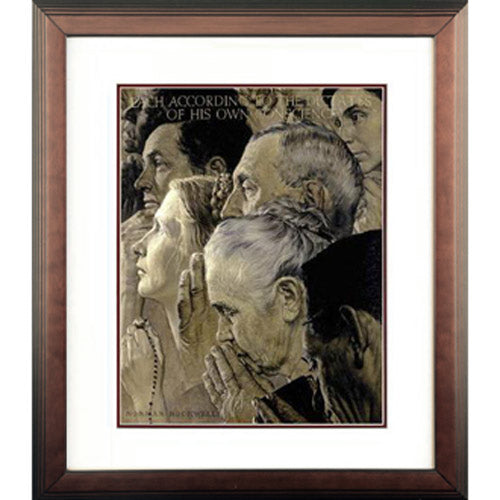 Freedom to Worship 19 x 22 Framed Offset Print