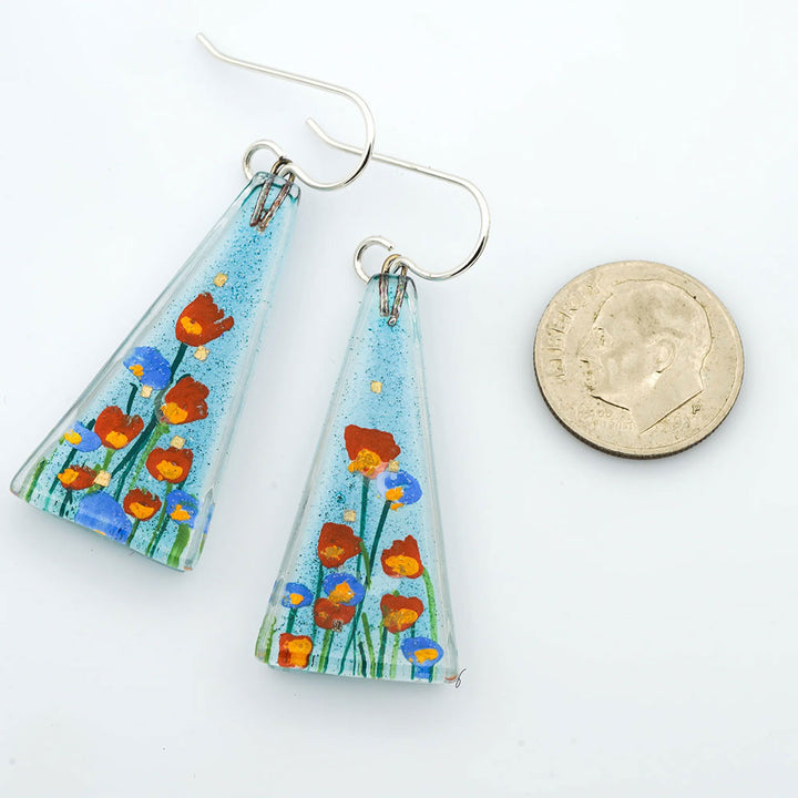 Stream Flowers Drop Earrings