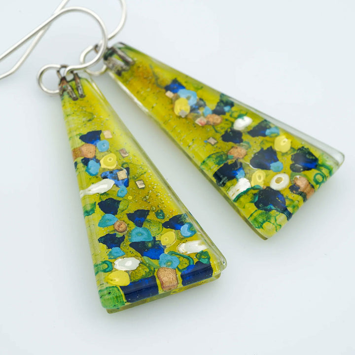 Garden Triangle Earrings