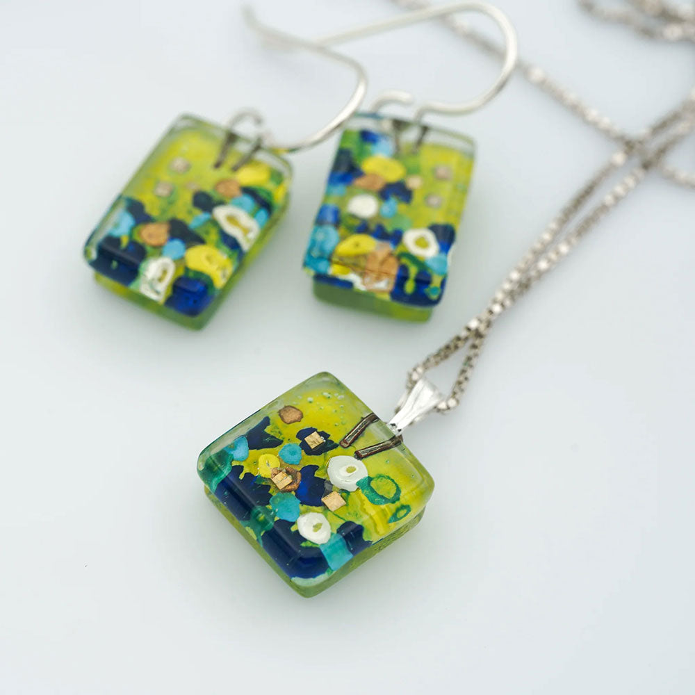 Garden Charm Earring and Necklace Set