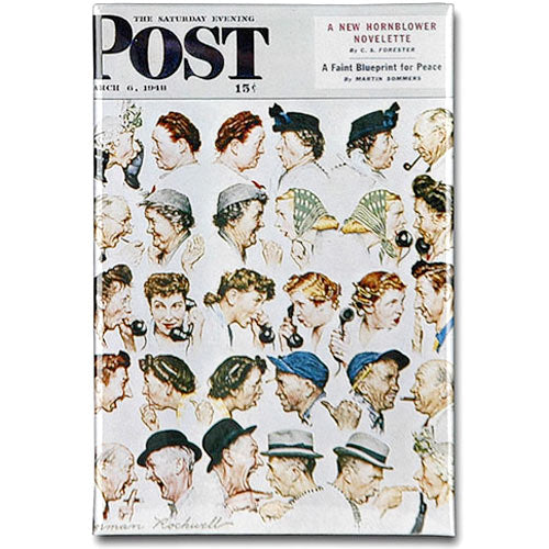 Norman Rockwell The Gossips Refrigerator Magnet from Norman