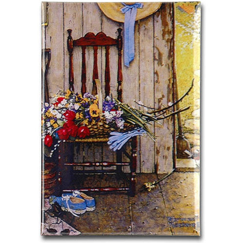 Spring Flowers Magnet 2x3in
