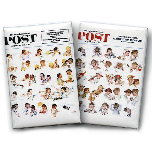 Day in the Life of a Boy & Girl Magnet Set