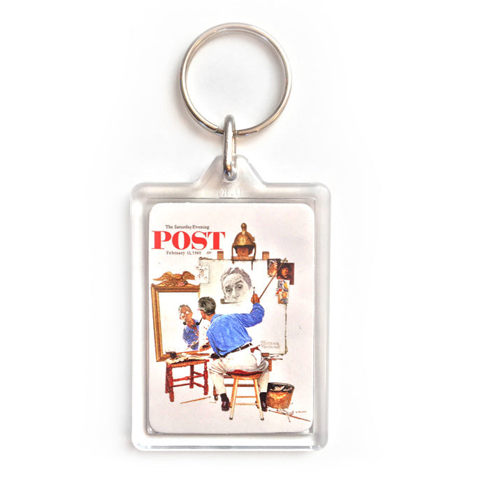 Triple Self Portrait Keychain