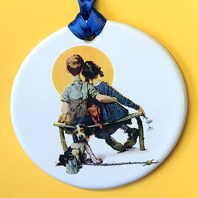Norman Rockwell Ceramic Ornament