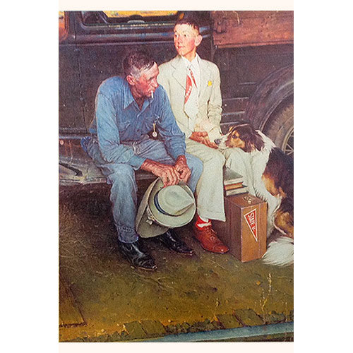 Breaking Home Ties Postcard