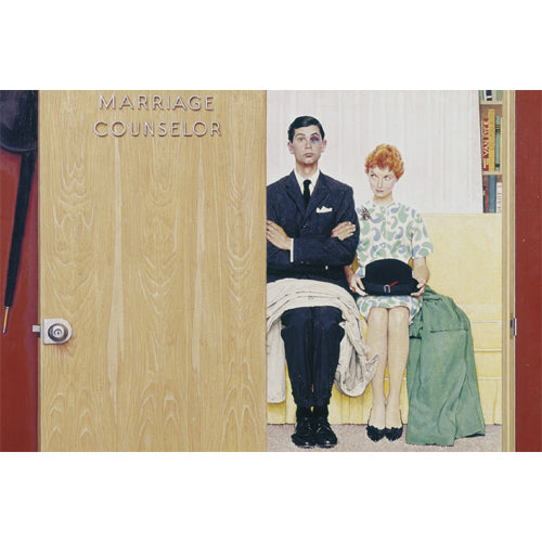 Marriage Counselor Postcard