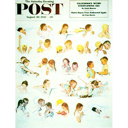 Day in the Life of a Girl Postcard