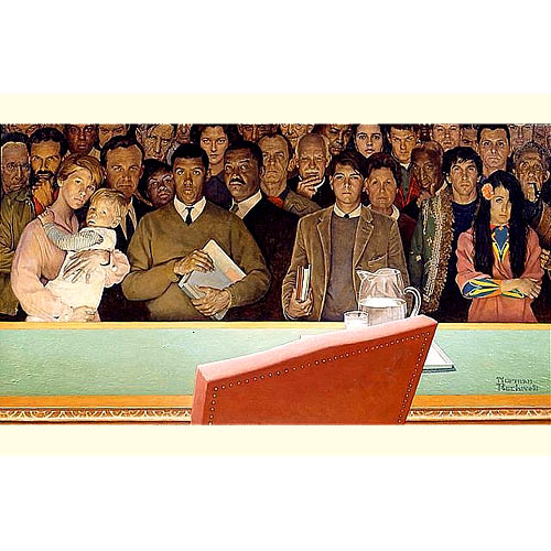 Norman Rockwell The Right To Know Postcard From Norman Rockwell Museum norman-rockwell-the-right-to-know-postcard-from-norman-rockwell-museum