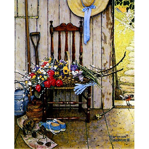 Spring Flowers Postcard