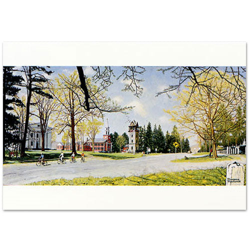 Springtime In Stockbridge Postcard