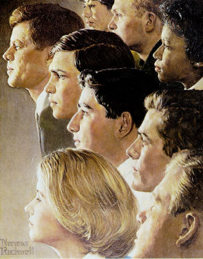 Peace Corps with John F. Kennedy Postcard