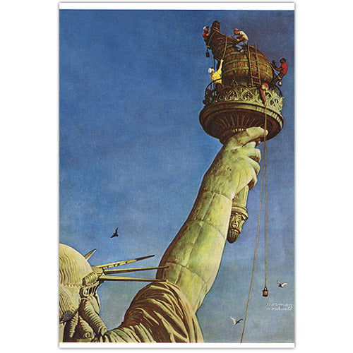 Statue of Liberty Postcard – Norman Rockwell Museum Store
