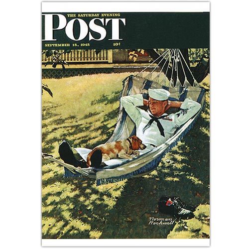 Home on Leave Postcard