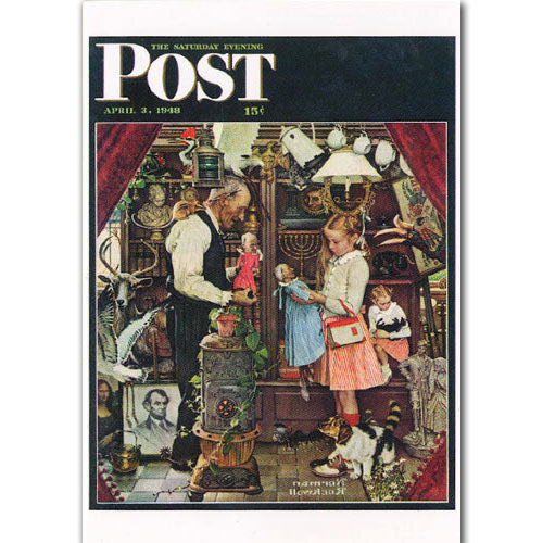 Girl with Shopkeeper (April Fool) Gift Card