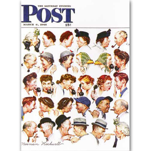 The Gossips Note Cards