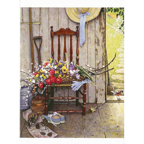 Spring Flowers Notecard