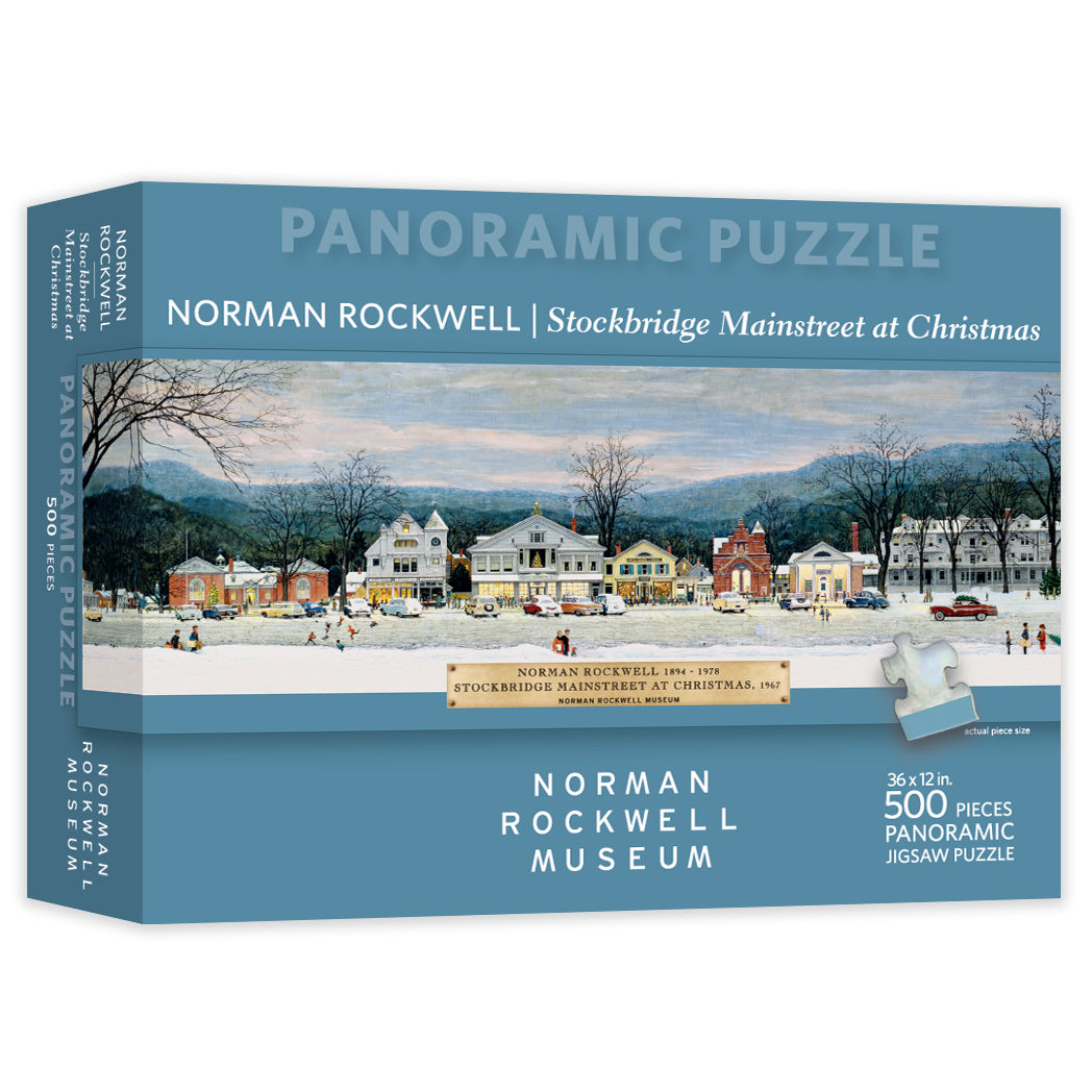 Main Street Stockbridge at Christmas 500 Piece Puzzle