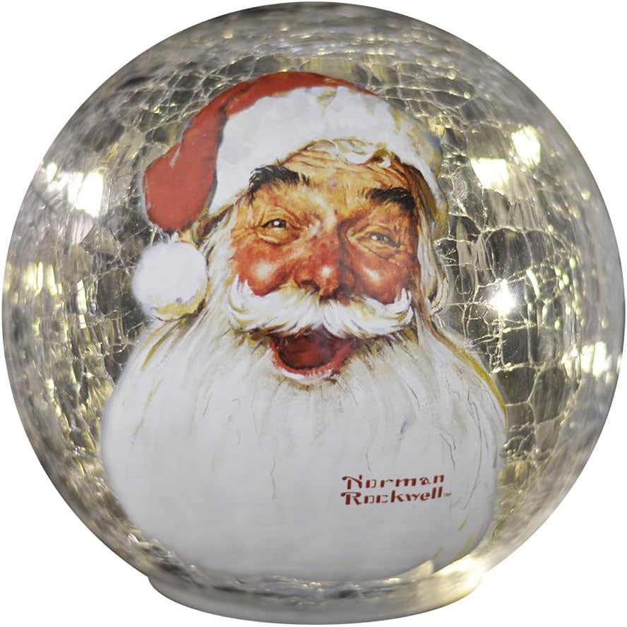 Santa Claus Lighted Holiday Globe