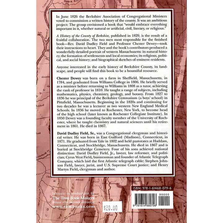 A History Of The County Of Berkshire, Massachusetts