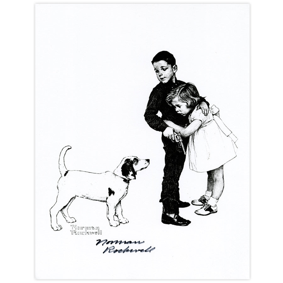 Juvenille Cowboy Autographed Print