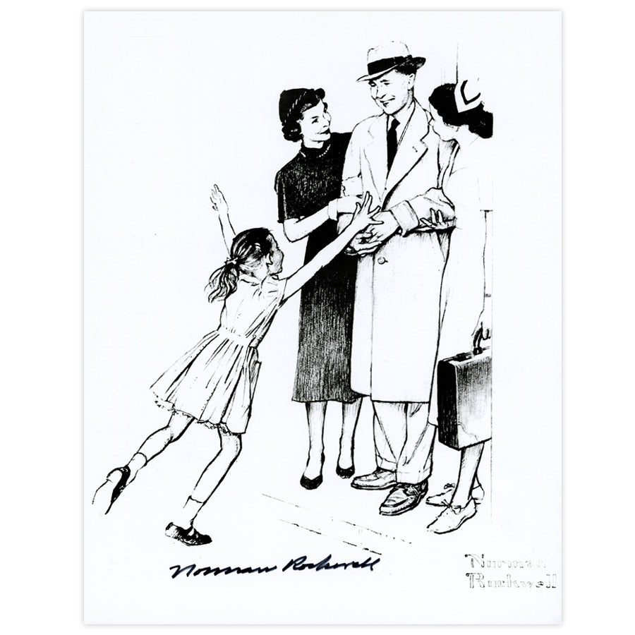 Leaving the Hospital Autographed Print