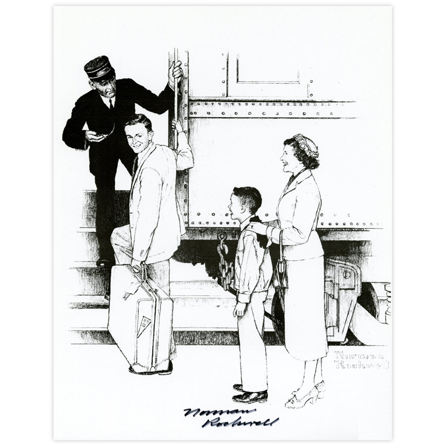 Off to College Autographed Print