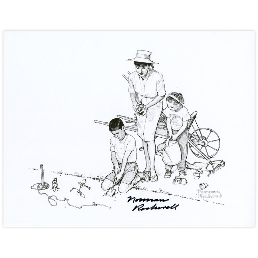 Planting a Garden Autographed Print