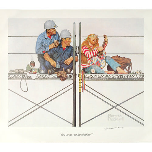 You've Got To Be Kidding (Flowerchild Playing Guitar) Signed Print