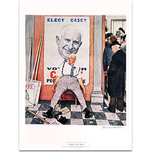 Before and After (Elect Casey) Signed Print