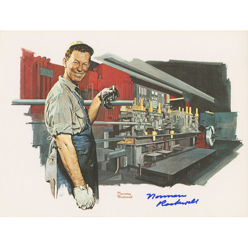 Tube Mill Operator Signed Print