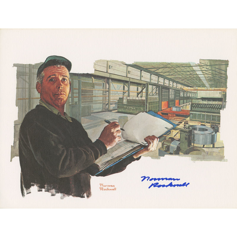 Furnace Operator Signed Print