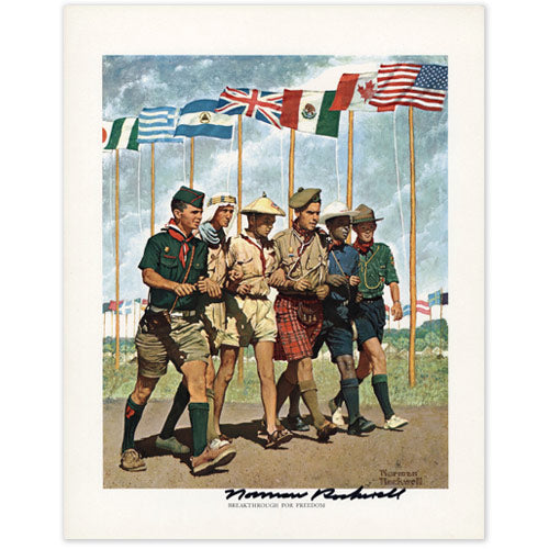 Breakthrough for Freedom Signed Print