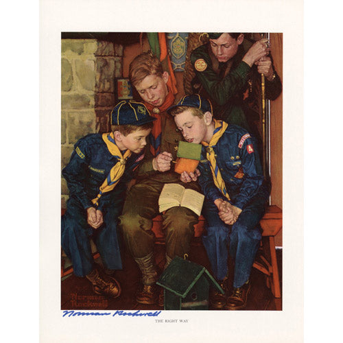 The Rignt Way Signed Print